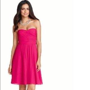 Ann Taylor Sweetheart Pink Cocktail Dress